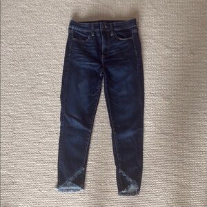 American Eagle Skinny Jeans with Scallop Cuff